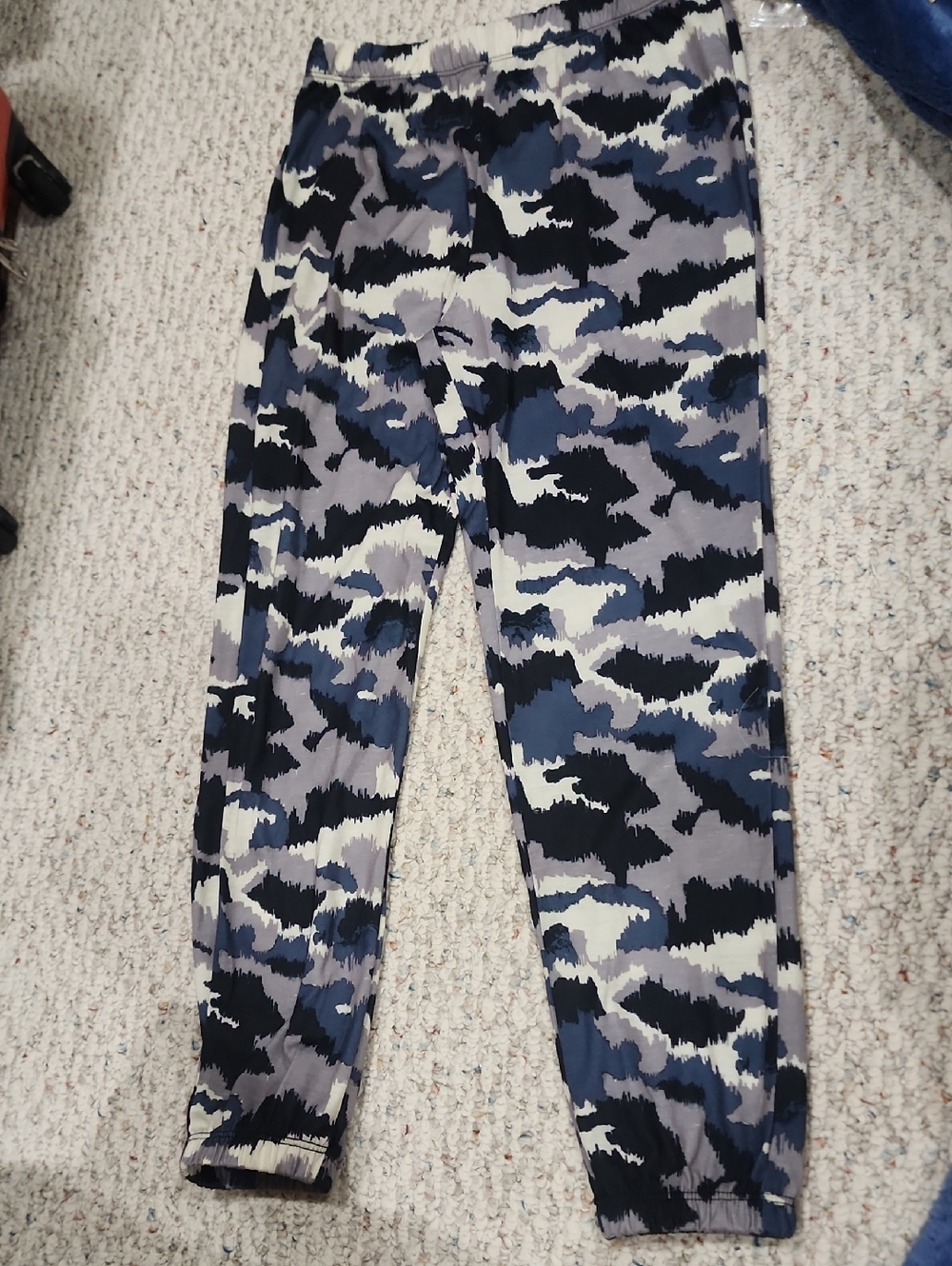 Camouflage Jogger Pants - Blue Gray Camo